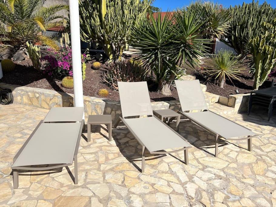 San BartoloméCasa Macken Con Piscina Climatizada Y Jacuzzi别墅 客房 照片
