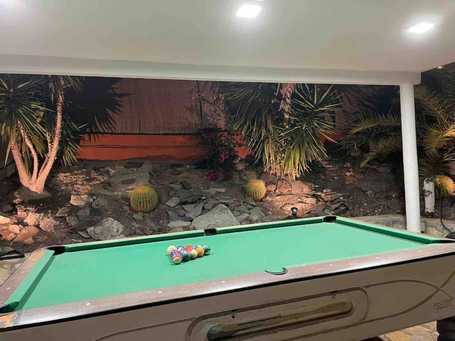 San BartoloméCasa Macken Con Piscina Climatizada Y Jacuzzi别墅 客房 照片